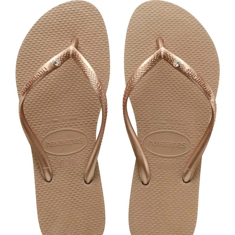 Havaianas Slim Crystal Flip Flop